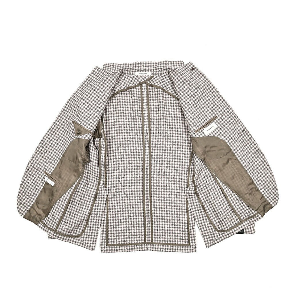【10%OFFクーポン】TAGLIATORE MONTECARLO リネンコットン 2Bシングルテーラードジャケット / 1SMC22K｜GUARDAROBA MILANO OFFICIAL STORE