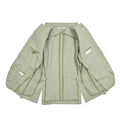【10%OFFクーポン】TAGLIATORE MONTECARLO リネンウール 2Bシングルテーラードジャケット / 1SMC22K｜GUARDAROBA MILANO OFFICIAL STORE