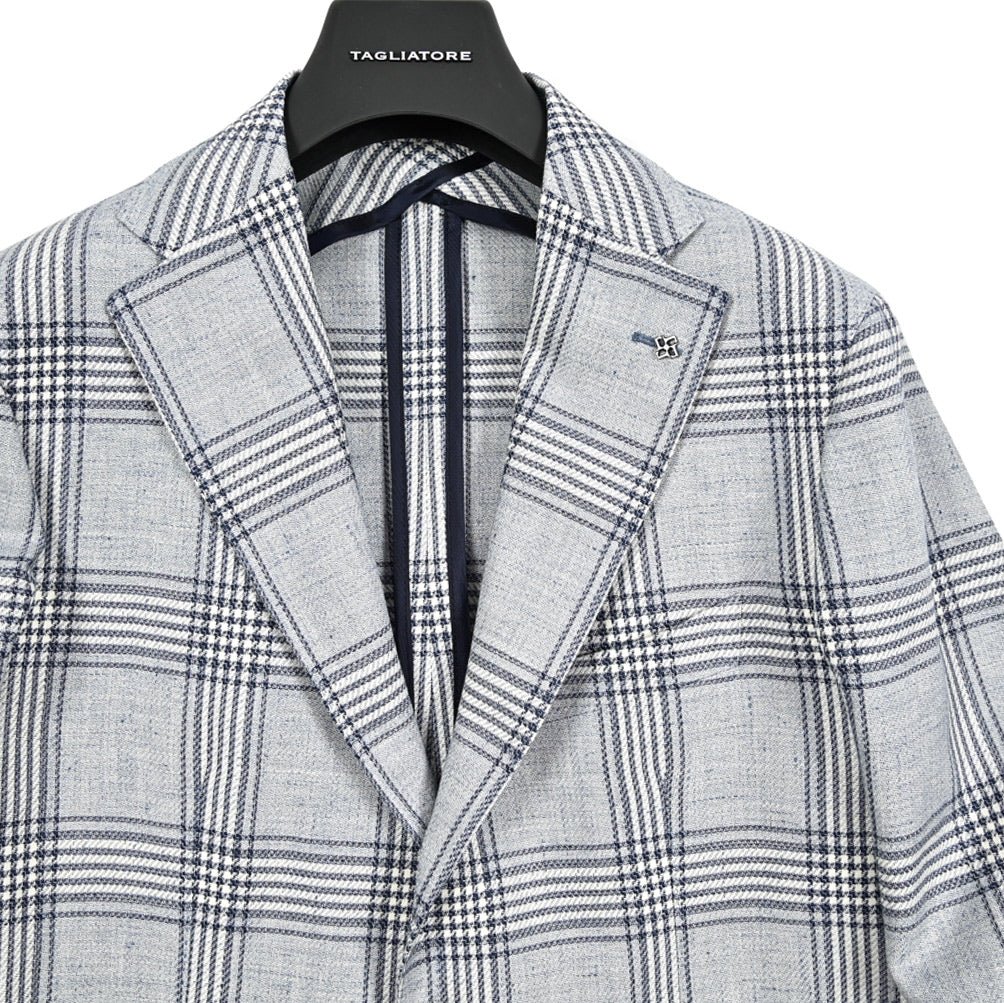 【10%OFFクーポン】TAGLIATORE MONTECARLO リネンコットン 2Bシングルテーラードジャケット / 1SMC22K / Exclusive Garment｜GUARDAROBA MILANO OFFICIAL STORE