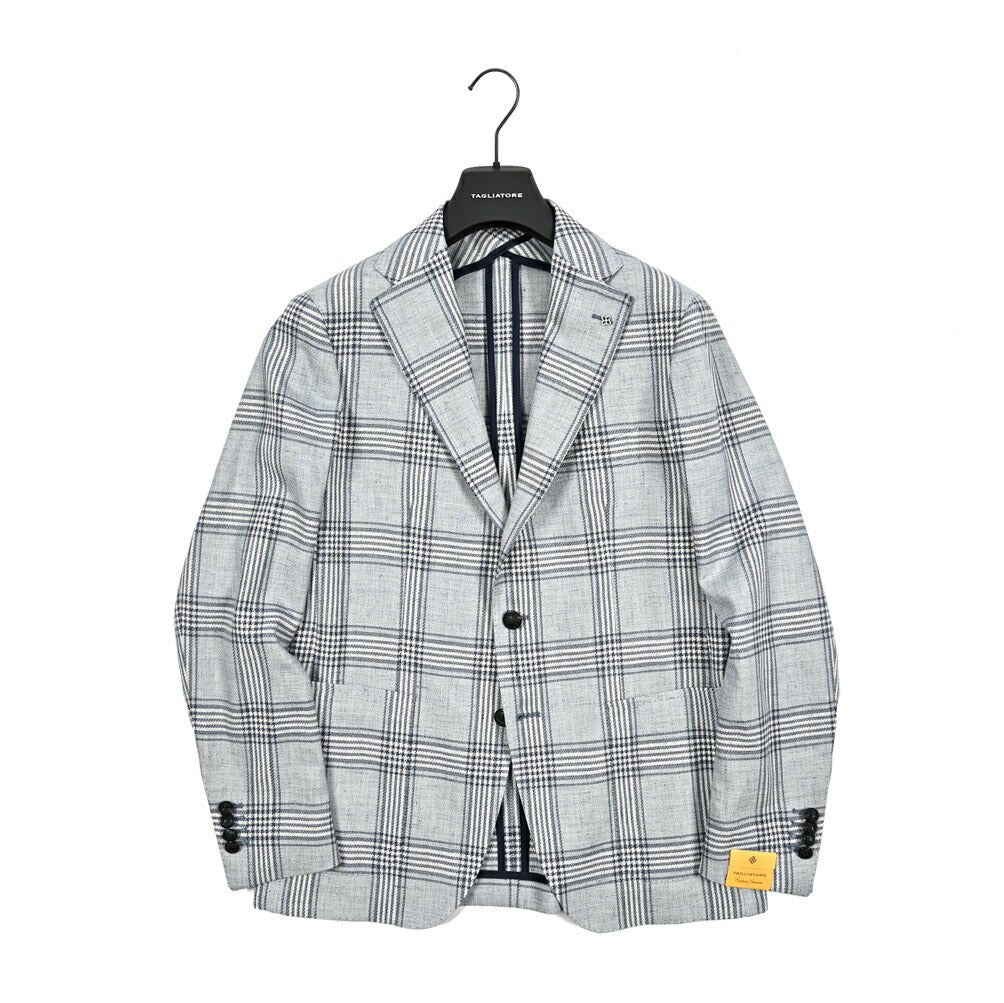 【10%OFFクーポン】TAGLIATORE MONTECARLO リネンコットン 2Bシングルテーラードジャケット / 1SMC22K / Exclusive Garment｜GUARDAROBA MILANO OFFICIAL STORE