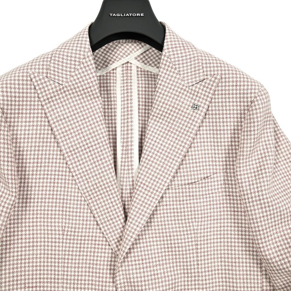 【10%OFFクーポン】TAGLIATORE MONTECARLO リネンコットン 2Bシングルテーラードジャケット / 1SMC26K / Exclusive Garment｜GUARDAROBA MILANO OFFICIAL STORE