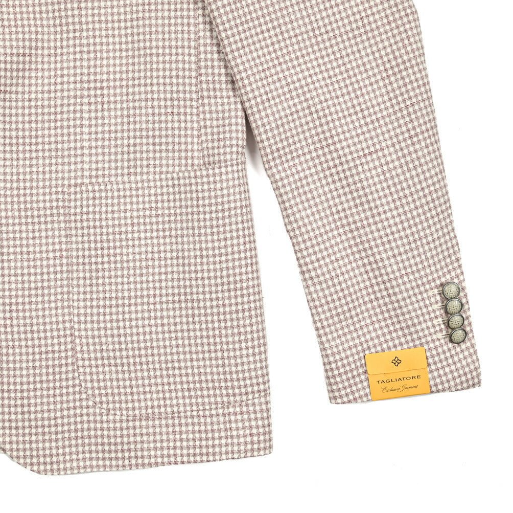 【10%OFFクーポン】TAGLIATORE MONTECARLO リネンコットン 2Bシングルテーラードジャケット / 1SMC26K / Exclusive Garment｜GUARDAROBA MILANO OFFICIAL STORE