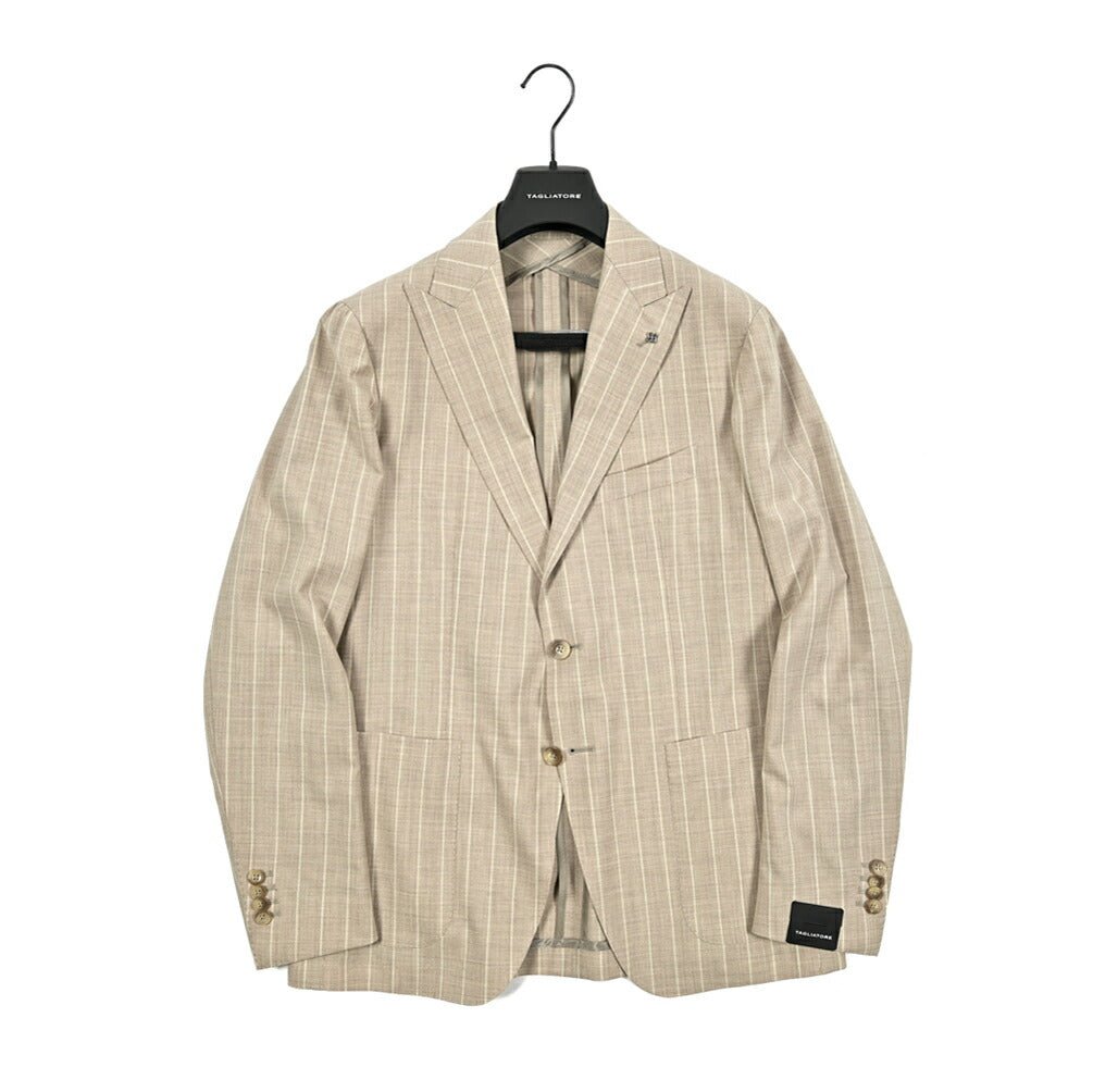 【10%OFFクーポン】TAGLIATORE MONTECARLO ヴァージンウールシルク 2Bシングルテーラードスーツ / 2SMC26K11｜GUARDAROBA MILANO OFFICIAL STORE