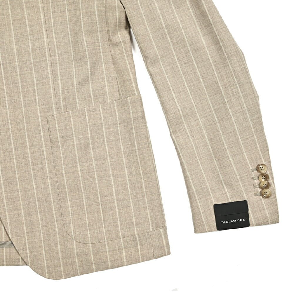 【10%OFFクーポン】TAGLIATORE MONTECARLO ヴァージンウールシルク 2Bシングルテーラードスーツ / 2SMC26K11｜GUARDAROBA MILANO OFFICIAL STORE