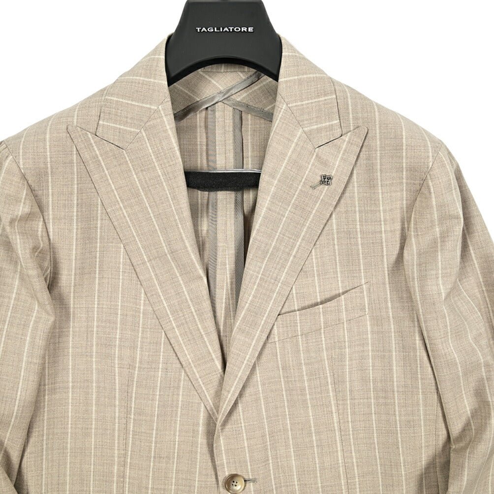 【10%OFFクーポン】TAGLIATORE MONTECARLO ヴァージンウールシルク 2Bシングルテーラードスーツ / 2SMC26K11｜GUARDAROBA MILANO OFFICIAL STORE