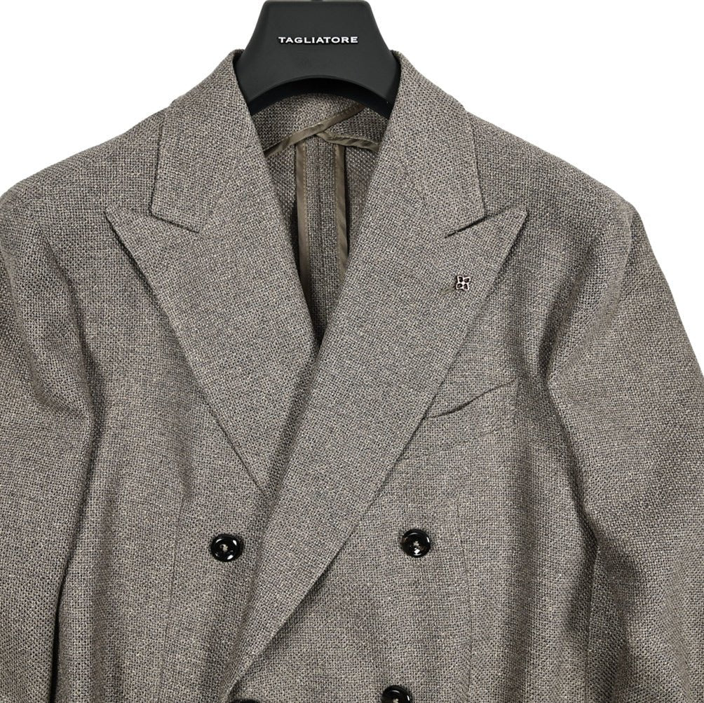 【10%OFFクーポン】TAGLIATORE MONTECARLO シルクヴァージンウール 6Bダブルテーラードジャケット / 1SMC20K｜GUARDAROBA MILANO OFFICIAL STORE