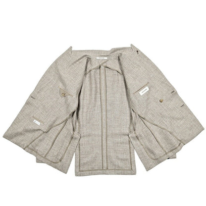 【10%OFFクーポン】TAGLIATORE MONTECARLO シルクリネンコットンナイロン 6Bダブルテーラードジャケット / 1SMC20K｜GUARDAROBA MILANO OFFICIAL STORE