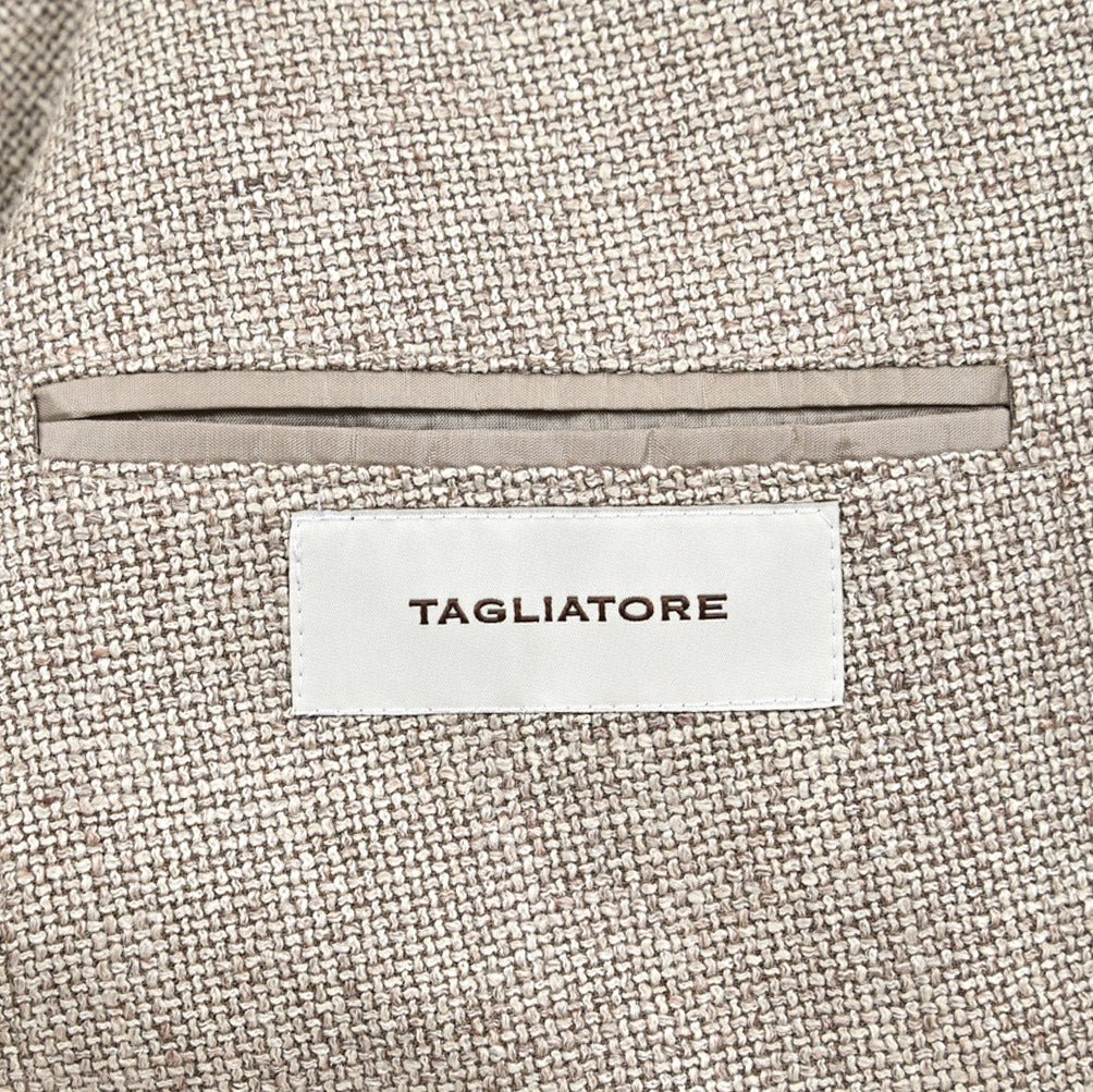 【10%OFFクーポン】TAGLIATORE MONTECARLO シルクリネンコットンナイロン 6Bダブルテーラードジャケット / 1SMC20K｜GUARDAROBA MILANO OFFICIAL STORE