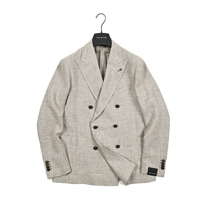 【10%OFFクーポン】TAGLIATORE MONTECARLO シルクリネンコットンナイロン 6Bダブルテーラードジャケット / 1SMC20K｜GUARDAROBA MILANO OFFICIAL STORE