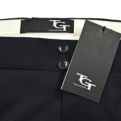 25SS TAGLIATORE ストレッチウール ワンタックベルトレススラックス / P - BRANDON｜416311｜GUARDAROBA MILANO OFFICIAL STORE