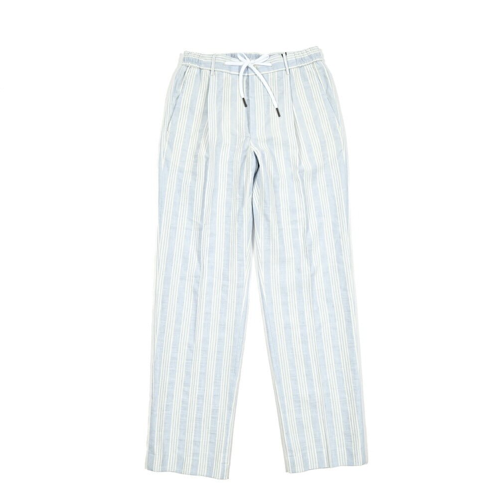 【10%OFFクーポン】TAGLIATORE ストレッチレーヨンリネン ワンタックドローコードスラックス / P - CLAPTON11 / Exclusive Garment｜GUARDAROBA MILANO OFFICIAL STORE