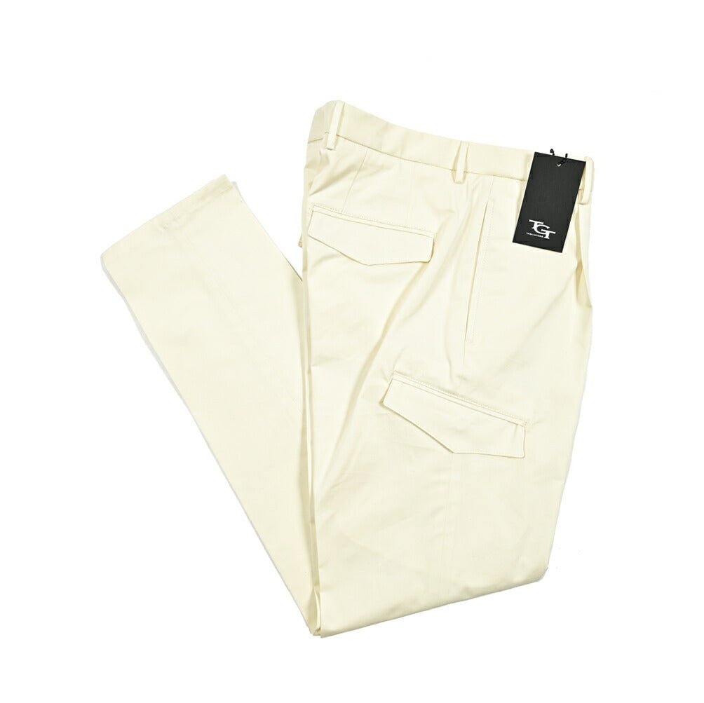 【10%OFFクーポン】TAGLIATORE ストレッチコットン ワンタックカーゴパンツ / P - LANG14｜GUARDAROBA MILANO OFFICIAL STORE