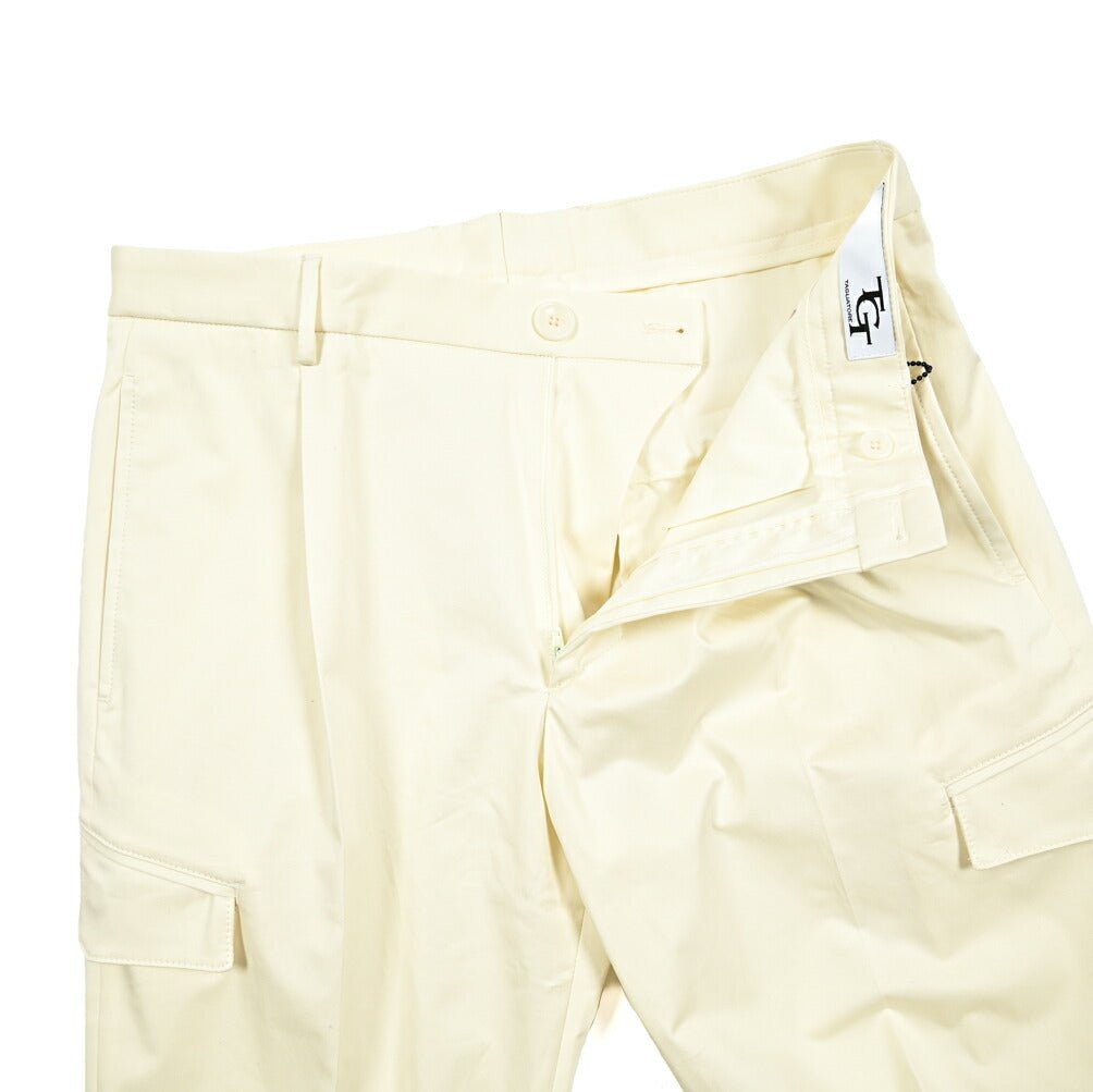 【10%OFFクーポン】TAGLIATORE ストレッチコットン ワンタックカーゴパンツ / P - LANG14｜GUARDAROBA MILANO OFFICIAL STORE