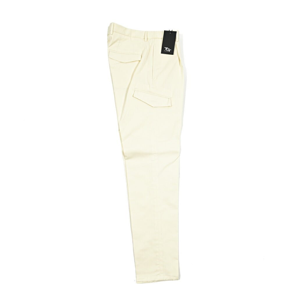 【10%OFFクーポン】TAGLIATORE ストレッチコットン ワンタックカーゴパンツ / P - LANG14｜GUARDAROBA MILANO OFFICIAL STORE