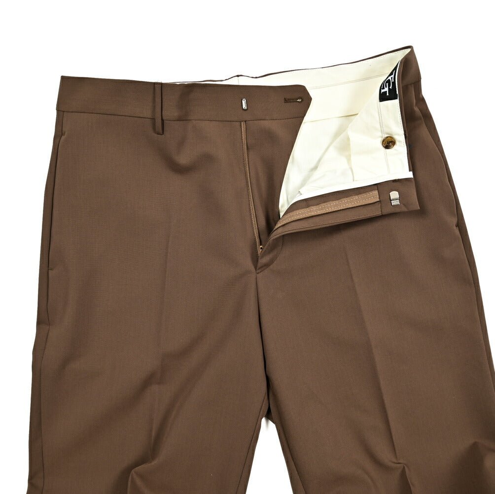 【10%OFFクーポン】TAGLIATORE ポリエステルビスコース ノータックワイドスラックス / P - NAT04｜GUARDAROBA MILANO OFFICIAL STORE