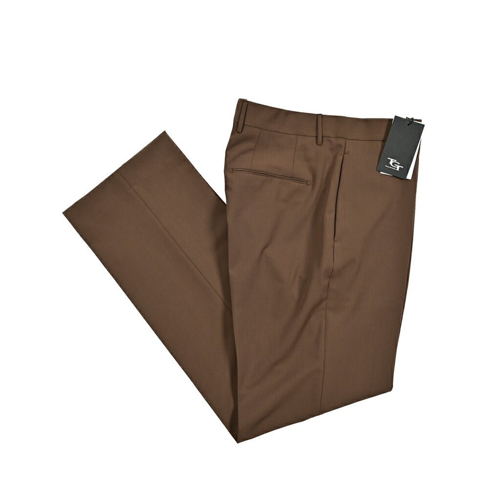 【10%OFFクーポン】TAGLIATORE ポリエステルビスコース ノータックワイドスラックス / P - NAT04｜GUARDAROBA MILANO OFFICIAL STORE