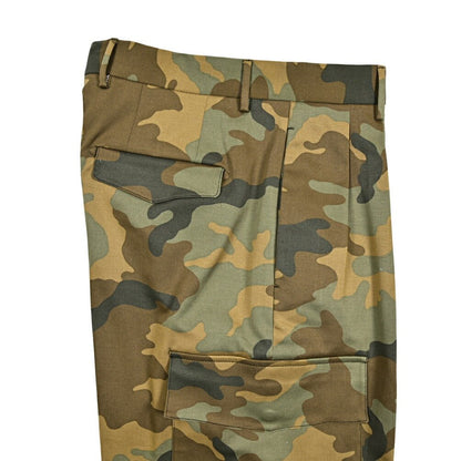 【10%OFFクーポン】TAGLIATORE ストレッチコットン ツータックカーゴパンツ / ワイドスラックス / P - NOBLE24｜GUARDAROBA MILANO OFFICIAL STORE