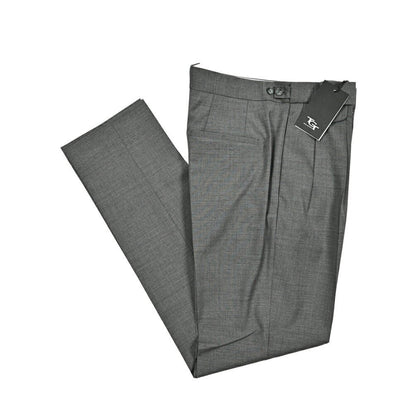【10%OFFクーポン】TAGLIATORE ストレッチウール ツータックベルトレススラックス / P - PAVEL24｜GUARDAROBA MILANO OFFICIAL STORE