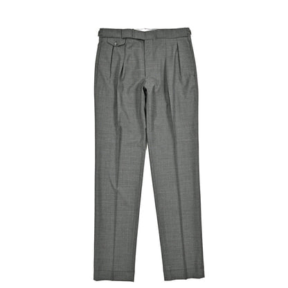 【10%OFFクーポン】TAGLIATORE ストレッチウール ツータックベルトレススラックス / P - PAVEL24｜GUARDAROBA MILANO OFFICIAL STORE