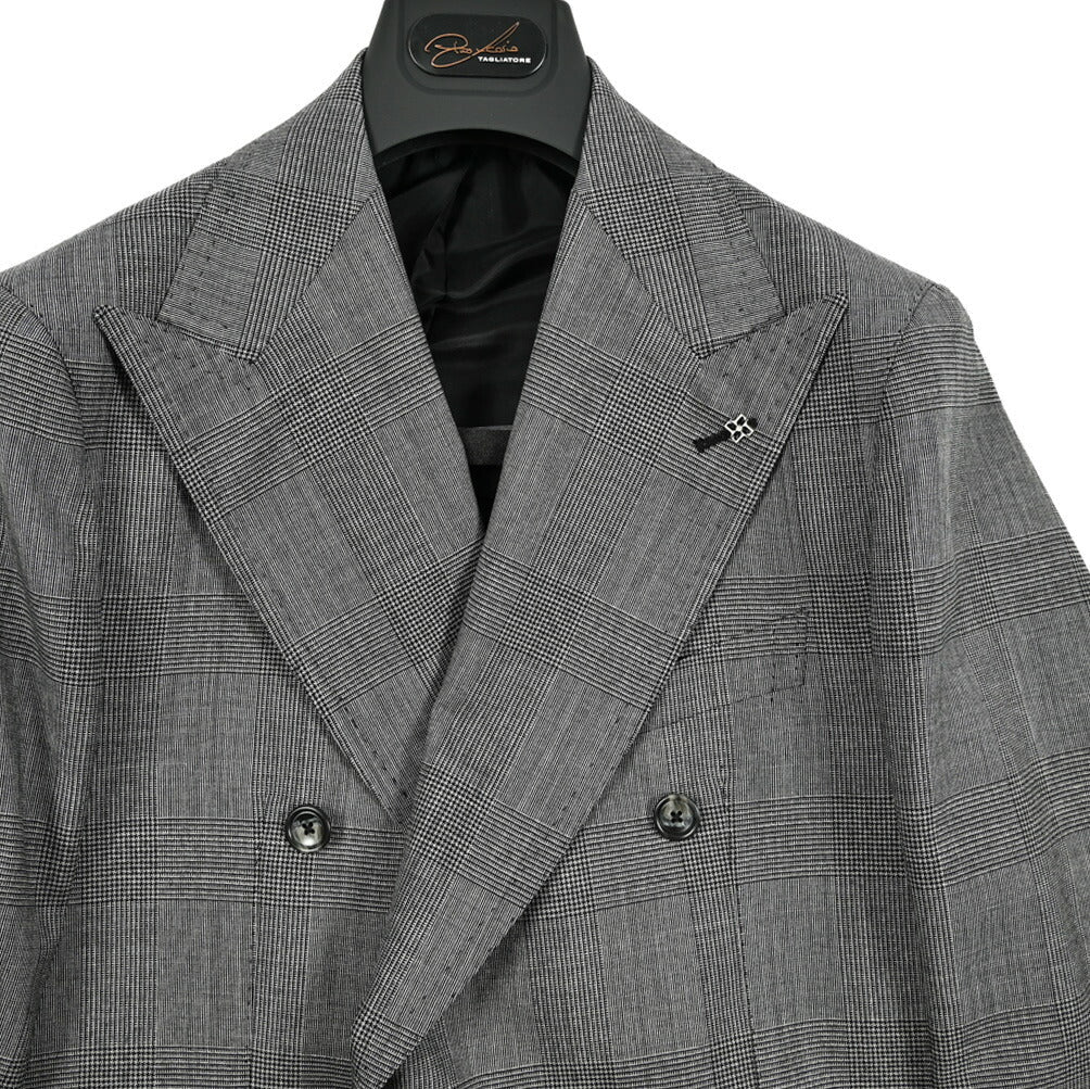 【10%OFFクーポン】TAGLIATORE PINO LERARIO ヴァージンウール100% 6Bダブルテーラードスーツ / A - PL20KBR｜GUARDAROBA MILANO OFFICIAL STORE