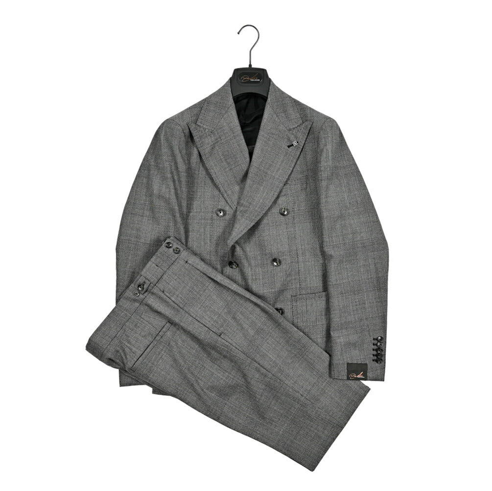 【10%OFFクーポン】TAGLIATORE PINO LERARIO ヴァージンウール100% 6Bダブルテーラードスーツ / A - PL20KBR｜GUARDAROBA MILANO OFFICIAL STORE