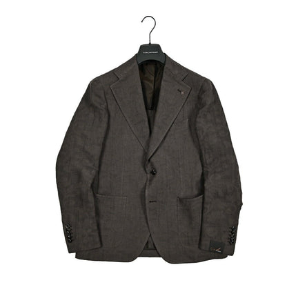 【10%OFFクーポン】TAGLIATORE PINO LERARIO リネンコットン 2Bシングルテーラードジャケット / G - PL22K｜GUARDAROBA MILANO OFFICIAL STORE
