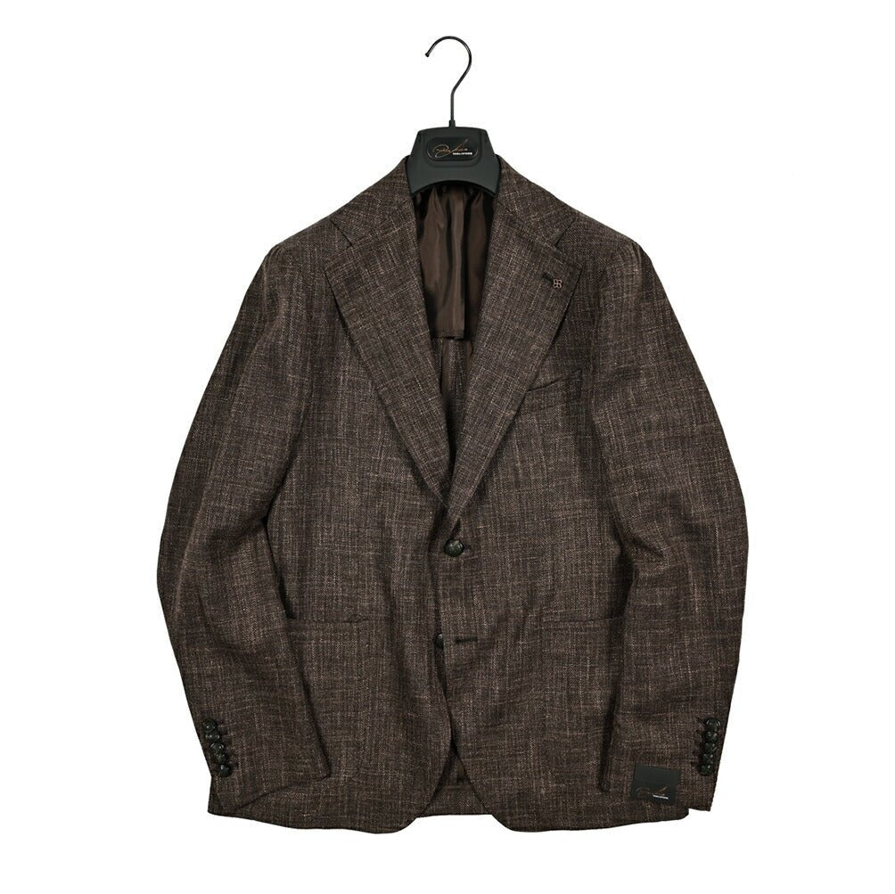 【10%OFFクーポン】TAGLIATORE PINO LERARIO ウールシルクリネン 2Bシングルテーラードジャケット / G - PL22K｜GUARDAROBA MILANO OFFICIAL STORE