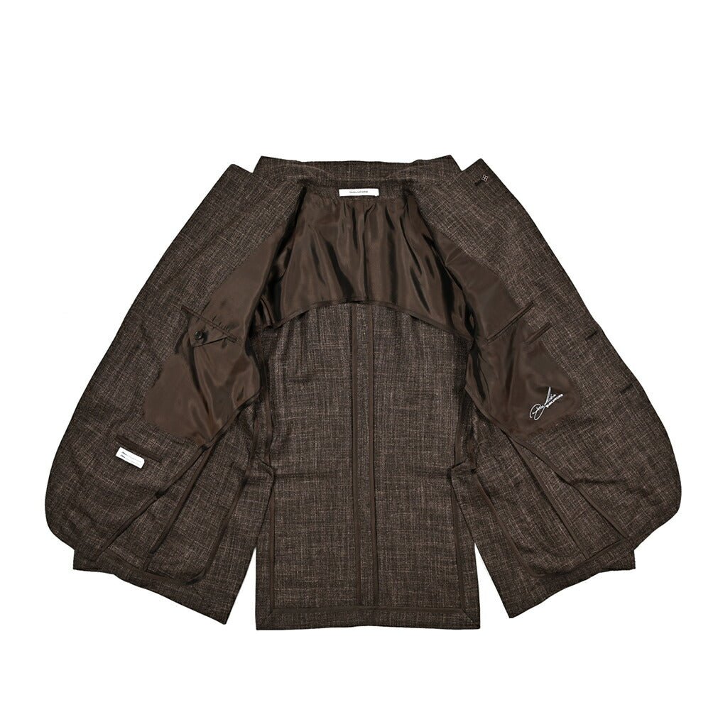 【10%OFFクーポン】TAGLIATORE PINO LERARIO ウールシルクリネン 2Bシングルテーラードジャケット / G - PL22K｜GUARDAROBA MILANO OFFICIAL STORE