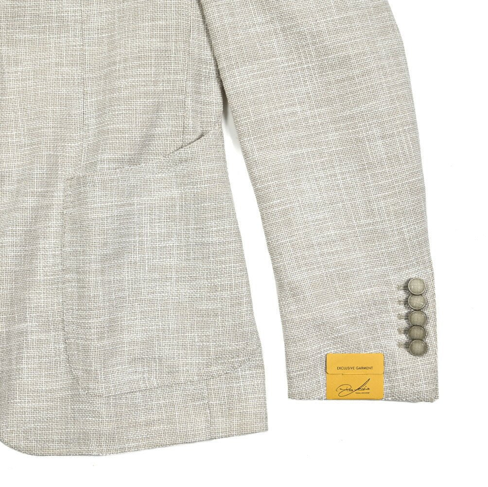 【10%OFFクーポン】TAGLIATORE PINO LERARIO ウールシルクコットン 2Bシングルワイドラペルテーラードジャケット / G - PL22K / Exclusive Garment｜GUARDAROBA MILANO OFFICIAL STORE