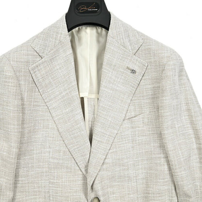 【10%OFFクーポン】TAGLIATORE PINO LERARIO ウールシルクコットン 2Bシングルワイドラペルテーラードジャケット / G - PL22K / Exclusive Garment｜GUARDAROBA MILANO OFFICIAL STORE