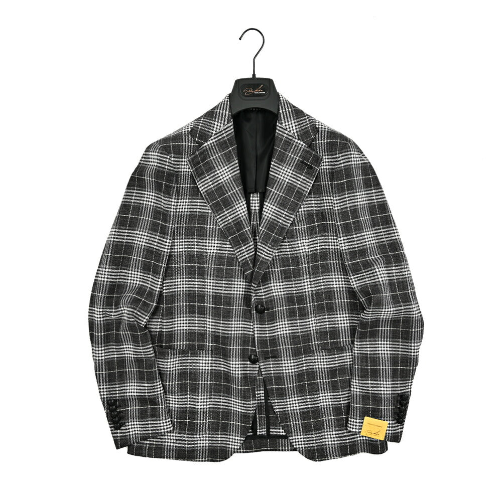 【10%OFFクーポン】TAGLIATORE PINO LERARIO ウールシルクコットン 2Bシングルワイドラペルテーラードジャケット / G - PL22K / Exclusive Garment｜GUARDAROBA MILANO OFFICIAL STORE