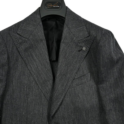 【10%OFFクーポン】TAGLIATORE PINO LERARIO リネンウール 2Bシングルテーラードジャケット / G - PL26K｜GUARDAROBA MILANO OFFICIAL STORE