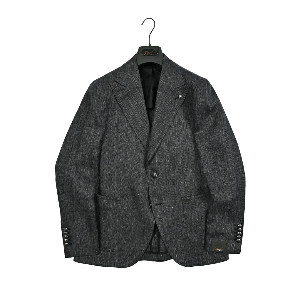 【10%OFFクーポン】TAGLIATORE PINO LERARIO リネンウール 2Bシングルテーラードジャケット / G - PL26K｜GUARDAROBA MILANO OFFICIAL STORE