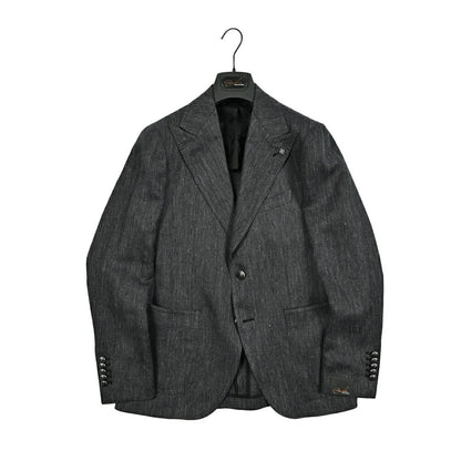 【10%OFFクーポン】TAGLIATORE PINO LERARIO リネンウール 2Bシングルテーラードジャケット / G - PL26K｜GUARDAROBA MILANO OFFICIAL STORE