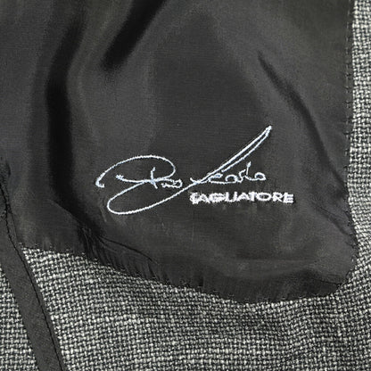 【10%OFFクーポン】TAGLIATORE PINO LERARIO ウールシルクコットン 6Bダブルワイドラペルテーラードジャケット / G - PL20K｜GUARDAROBA MILANO OFFICIAL STORE