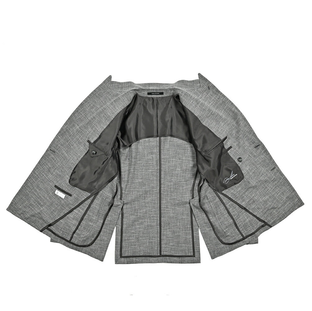 【10%OFFクーポン】TAGLIATORE PINO LERARIO ウールシルクコットン 6Bダブルワイドラペルテーラードジャケット / G - PL20K｜GUARDAROBA MILANO OFFICIAL STORE
