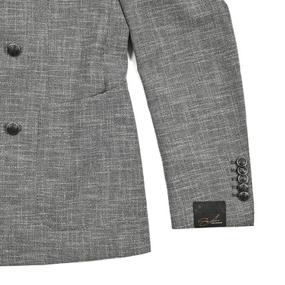 【10%OFFクーポン】TAGLIATORE PINO LERARIO ウールシルクコットン 6Bダブルワイドラペルテーラードジャケット / G - PL20K｜GUARDAROBA MILANO OFFICIAL STORE