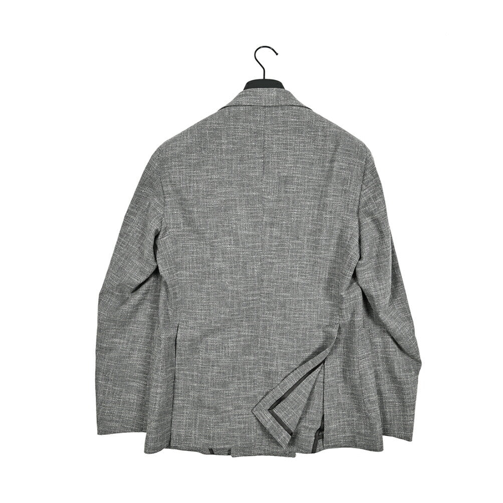 【10%OFFクーポン】TAGLIATORE PINO LERARIO ウールシルクコットン 6Bダブルワイドラペルテーラードジャケット / G - PL20K｜GUARDAROBA MILANO OFFICIAL STORE