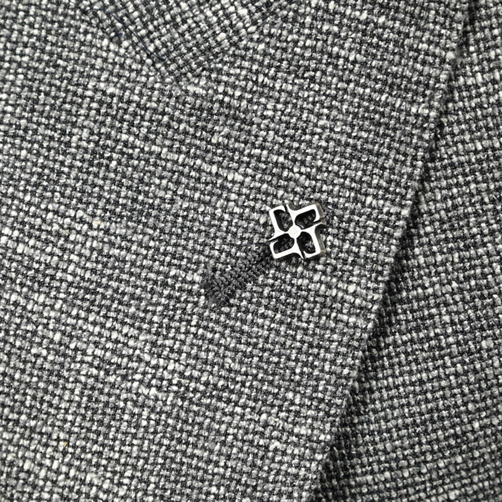 【10%OFFクーポン】TAGLIATORE PINO LERARIO ウールシルクコットン 6Bダブルワイドラペルテーラードジャケット / G - PL20K｜GUARDAROBA MILANO OFFICIAL STORE