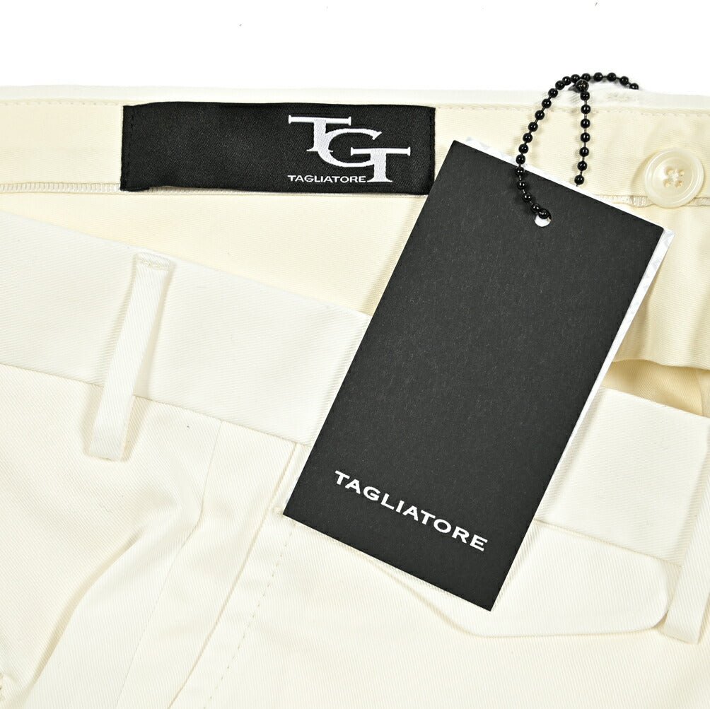 【10%OFFクーポン】TAGLIATORE ストレッチコットン ノータックチノスラックス / TAG01｜GUARDAROBA MILANO OFFICIAL STORE