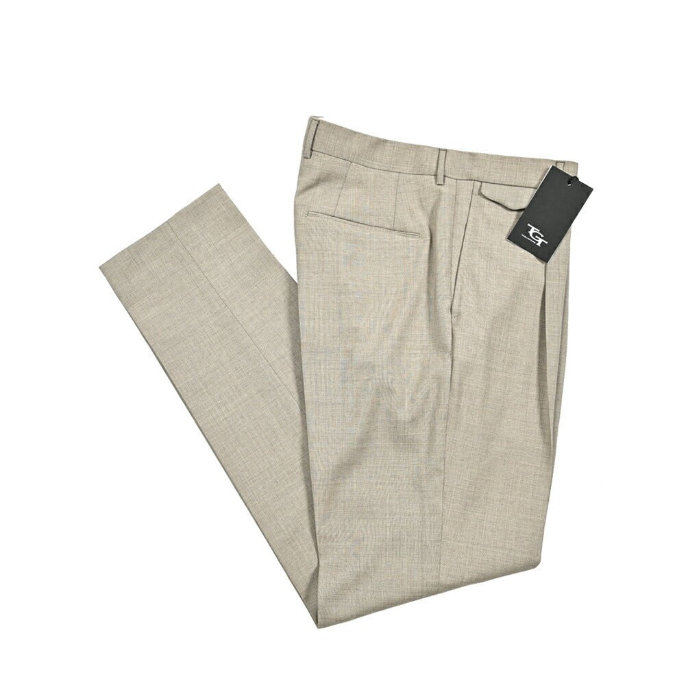 【10%OFFクーポン】TAGLIATORE ストレッチウール ワンタックスラックス / TAG11｜GUARDAROBA MILANO OFFICIAL STORE