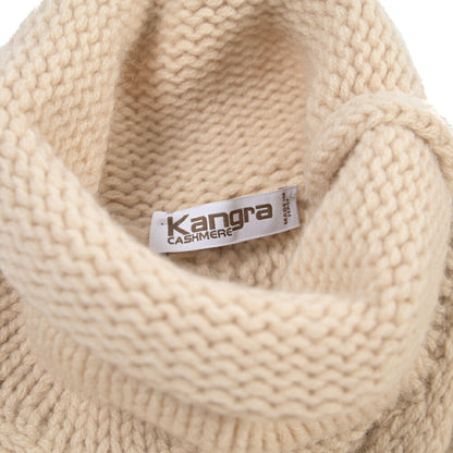 Kangra カシミヤ混ヴァージンウール タートルネックケーブル編みニットワンピース / キッズ