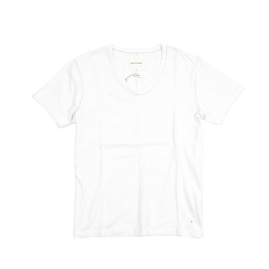 SIX IN THE MORNING コットン100% Uネック半袖Tシャツ / MADE IN JAPAN