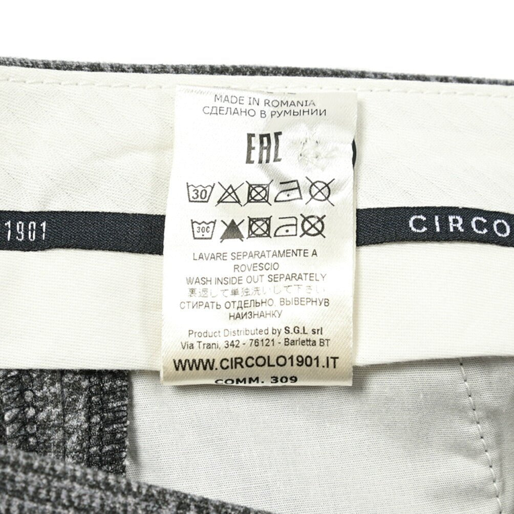 24 - 25AW CIRCOLO 1901 コットンフリースノータックジャージースラックス(セットアップ対応)｜GUARDAROBA MILANO OFFICIAL STORE