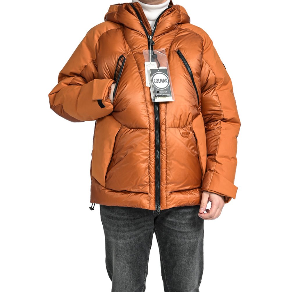 COLMAR REVOLUTION コルマー / コットン×ナイロン 異素材コンビダウン