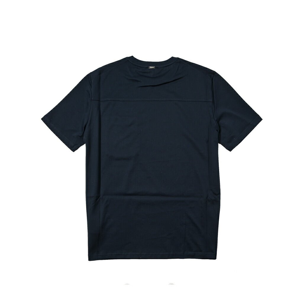 24 - 25AW HERNO SUPERFINE COTTON JERSEY コットン100% モノグラムポケット半袖Tシャツ｜GUARDAROBA MILANO OFFICIAL STORE