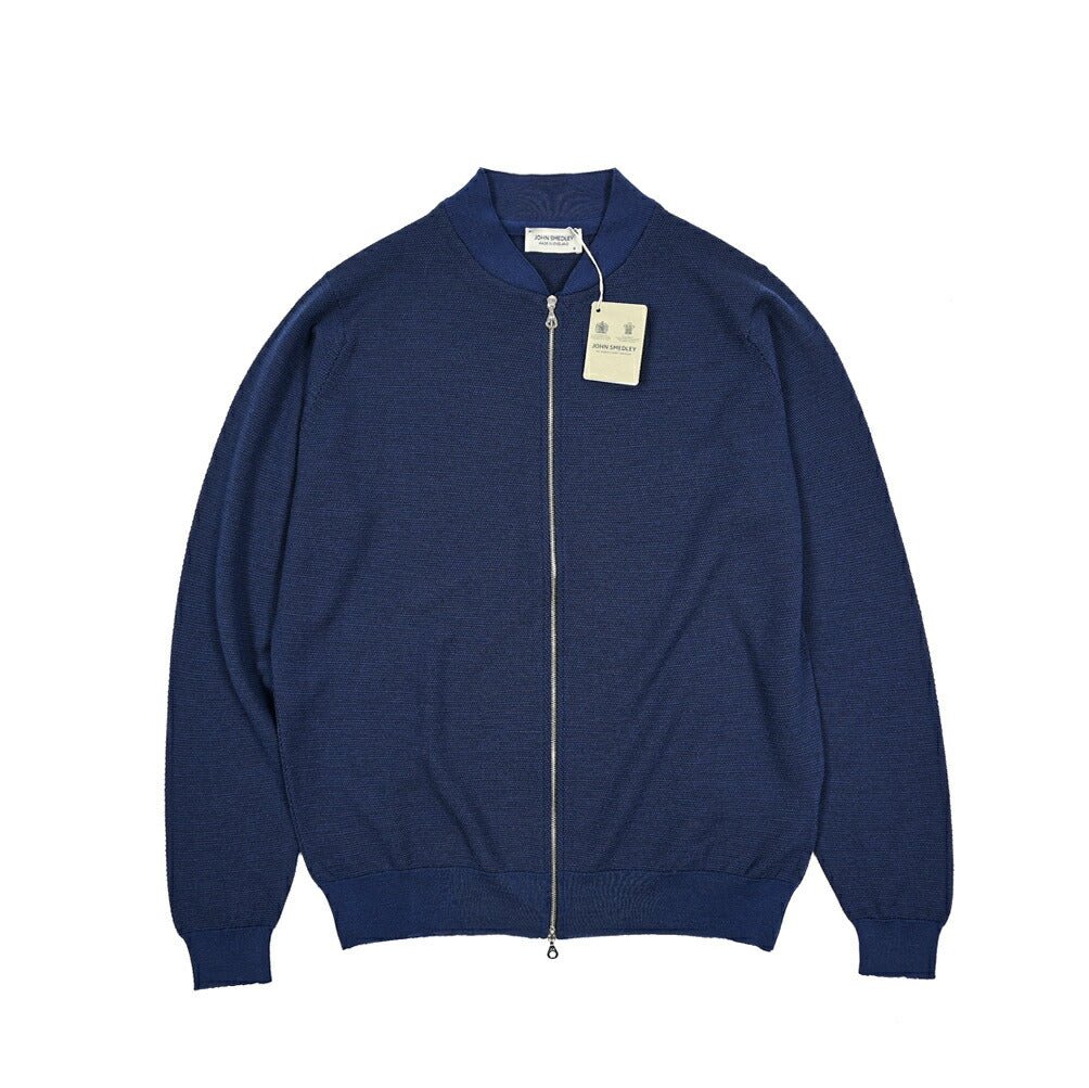 24 - 25AW JOHN SMEDLEY "16.SINGULAR" エクストラファインメリノウール100% ハイゲージニットカーディガン MADE IN ENGLAND｜GUARDAROBA MILANO OFFICIAL STORE