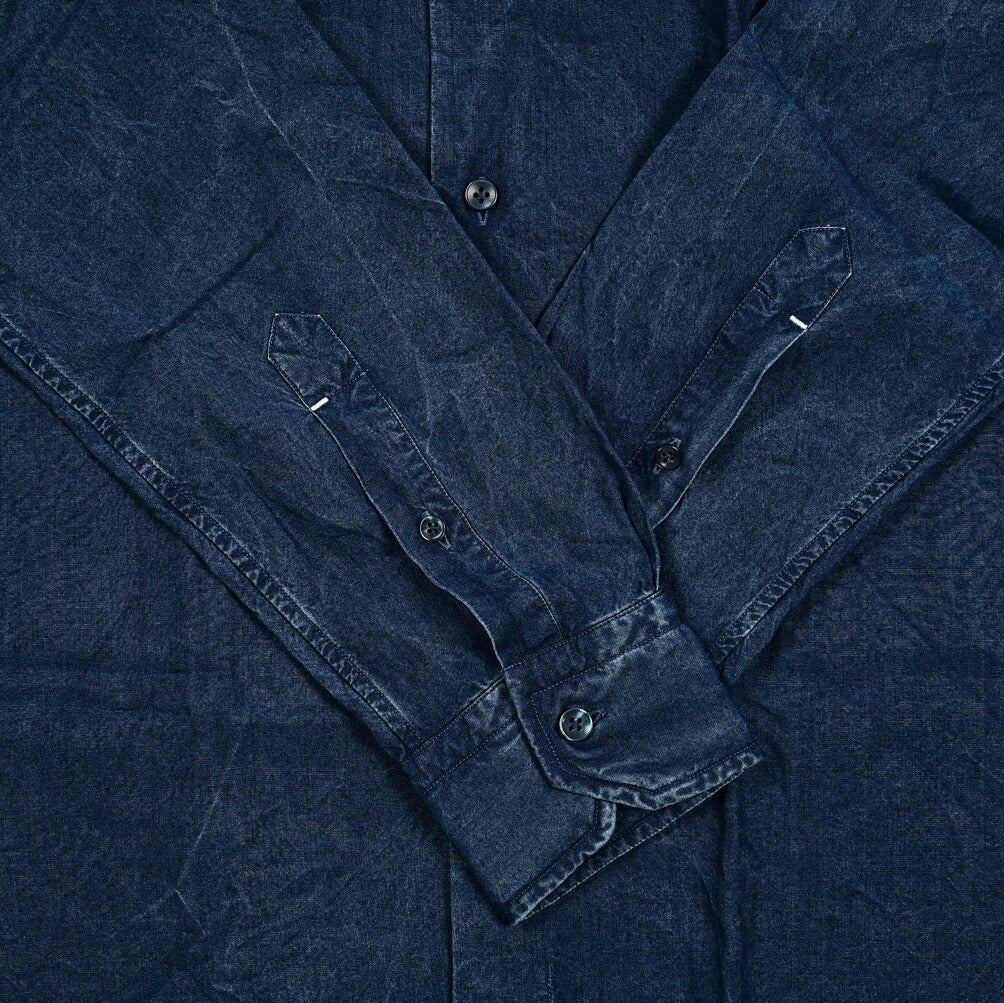 24 - 25AW ORIAN DENIM DIVISION リヨセル100% ホリゾンタルカラードレスシャツ｜GUARDAROBA MILANO OFFICIAL STORE