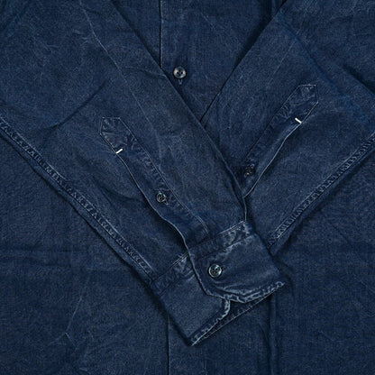 24 - 25AW ORIAN DENIM DIVISION リヨセル100% ホリゾンタルカラードレスシャツ｜GUARDAROBA MILANO OFFICIAL STORE