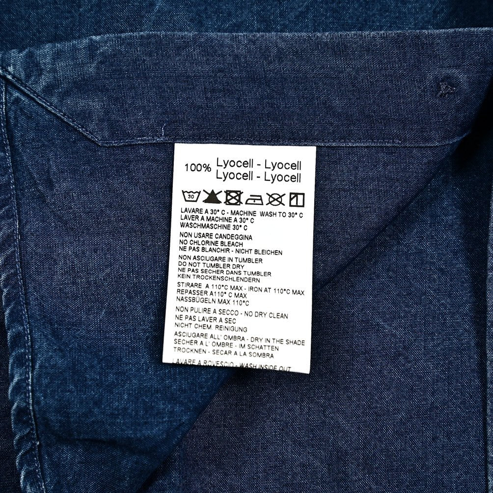 24 - 25AW ORIAN DENIM DIVISION リヨセル100% ホリゾンタルカラードレスシャツ｜GUARDAROBA MILANO OFFICIAL STORE